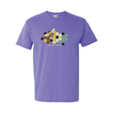 Multi Colored Comb Tee